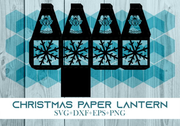 3D SVG Christmas Lantern Design: Festive Branding with Christmas Paper Lantern Series 0173