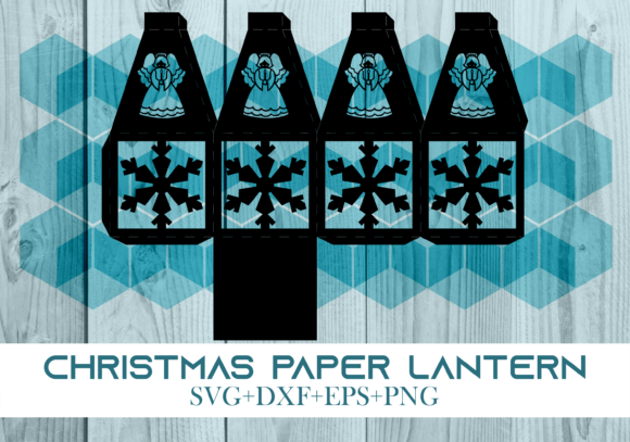 Christmas 3D SVG Lantern Series 0407 for Holiday Digital Products