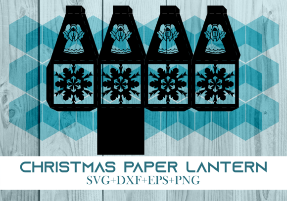 Christmas Paper Lantern Series 0030: A 3D SVG That Elevates Holiday Branding
