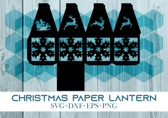 Christmas Paper Lantern Series 0063: A 3D SVG That Elevates Holiday Branding