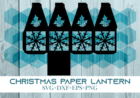 Christmas Paper Lantern Series 0177: A Festive 3D SVG for Holiday Crafters