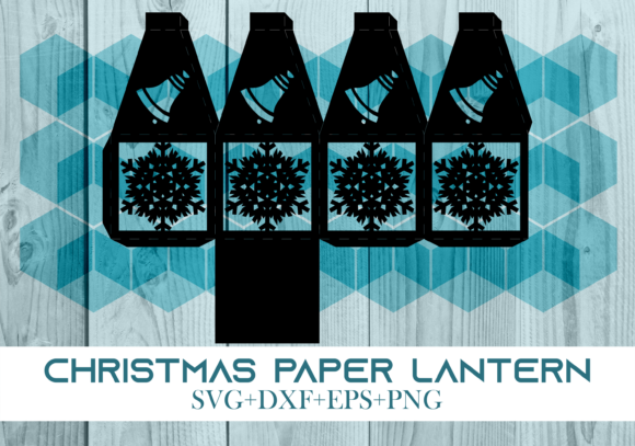 Christmas Paper Lantern Series 0419 – Festive 3D SVG for Holiday Crafts