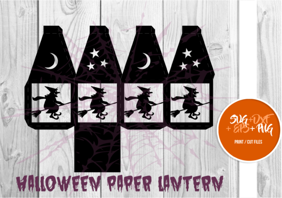 Halloween Paper Lantern Series 013: 3D SVG Shapes