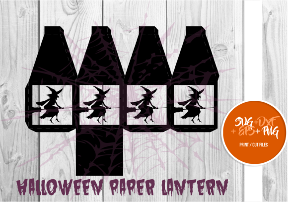 Halloween Paper Lantern Series 022: 3D SVG Shapes