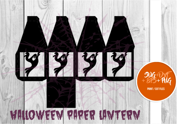 Halloween Paper Lantern Series 060: 3D SVG Shapes