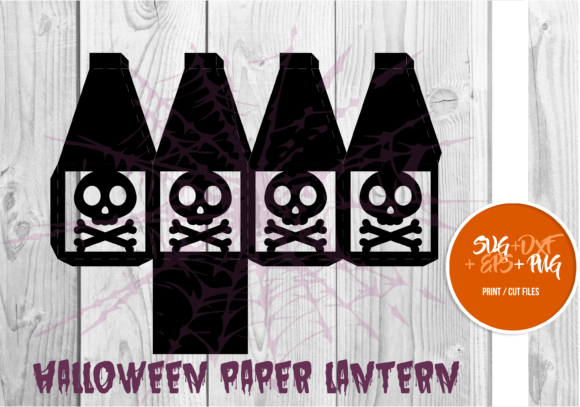 Halloween Paper Lantern Series 099 β 3D SVG & Shape Design for Holiday Crafts